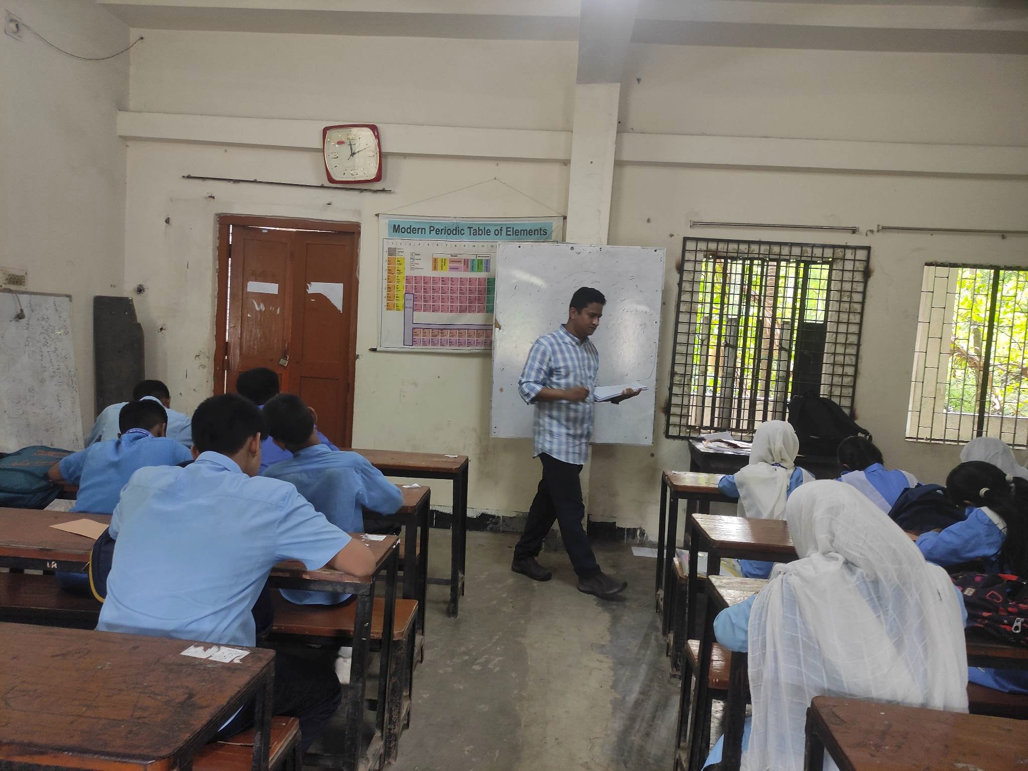 During my field experiment for the randomized controlled trial in Dhaka, Bangladesh